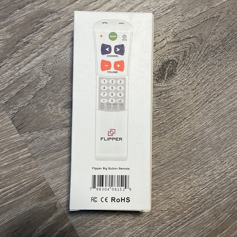 Flipper Big Button Universal Remote - Picture 2 of 5